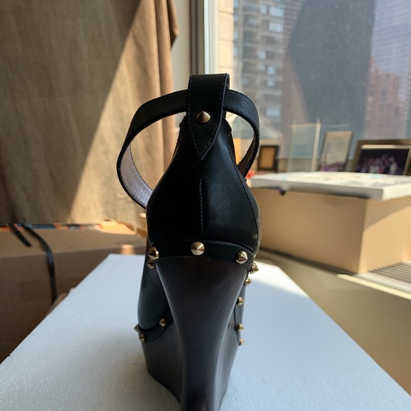 Alexander McQueen plataforma wedges black - Picture 4 of 9